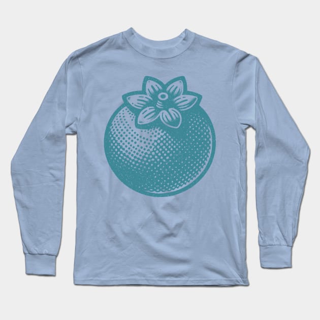 Blueberry Long Sleeve T-Shirt by JSnipe